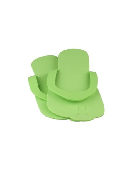 Klapki do pedicure z gąbki - zielone