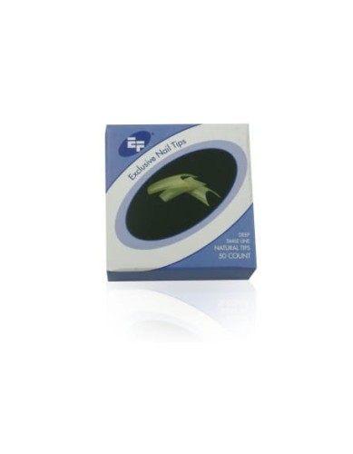 Tipsy naturalne ozdobne EFexclusive 50 ct nr 8 - z głęboką linią uśmiechu