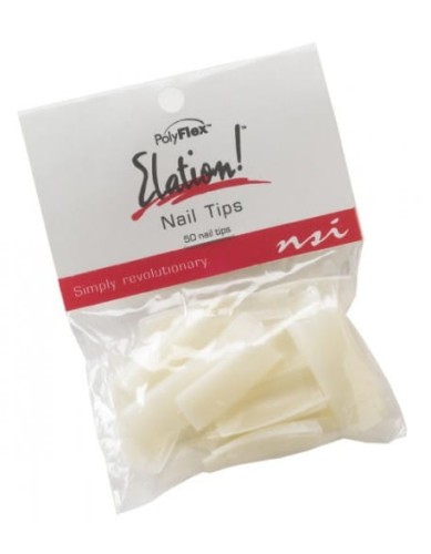 Tipsy naturalne NSI Elation Natural Nail Tips 50szt nr 8 - uzupełnienie