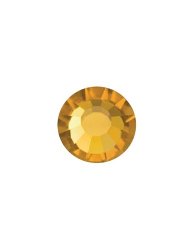 Cyrkonie Swarovski małe 50szt. - Topaz (złote)