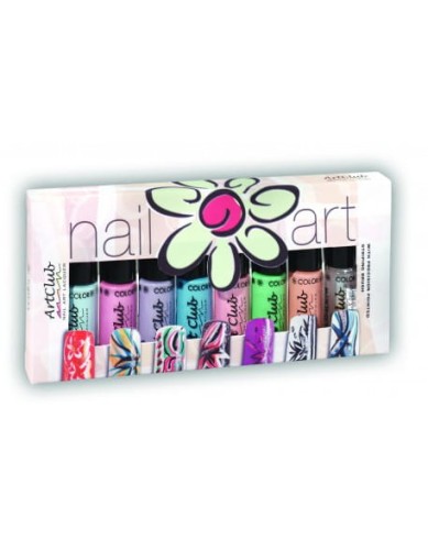 Wystawka Nail Striper Collection Art Club 8 szt. Pastels