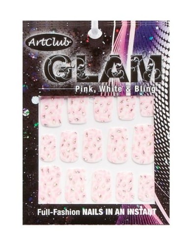 Naklejki Art Club Glam - Pink, White &amp; Bling