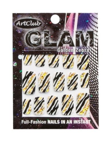 Naklejki Art Club Glam - Golden Zebra