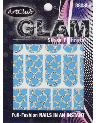 Naklejki Art Club Glam - Silver Fishnets