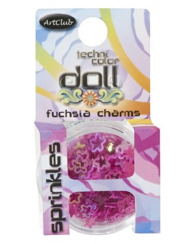 Ozdoby gwiazdki Art Club Technicolor Doll -  Fuchsia Charms