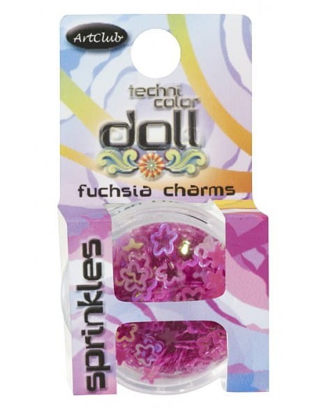 Ozdoby gwiazdki Art Club Technicolor Doll -  Fuchsia Charms