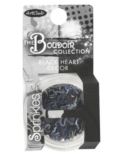 Ozdoby czarne serca Art Club The Boudoir Collection