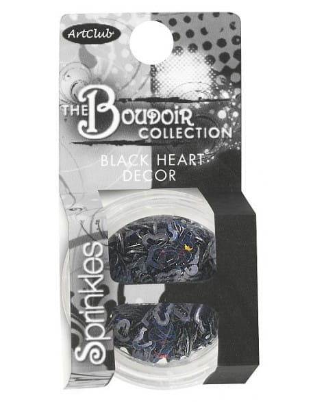 Ozdoby czarne serca Art Club The Boudoir Collection