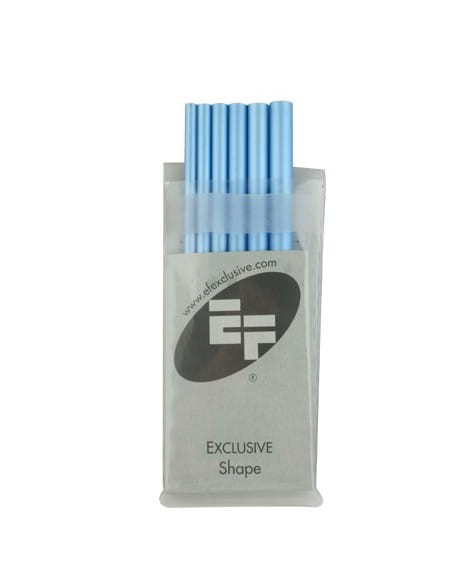 Rurki EFexclusive Artificial Nail Tool 6szt. - niebieskie