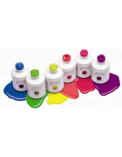 Żel neonowy Soak Off GELISH Hand&amp;Nail Harmony 15ml - Amazon Flirt
