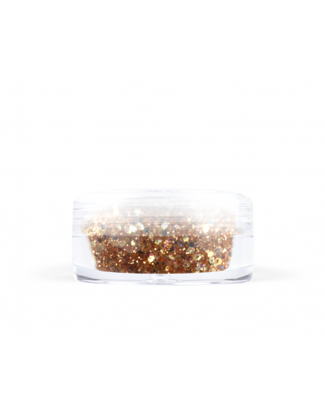 Konfetti z brokatem złote