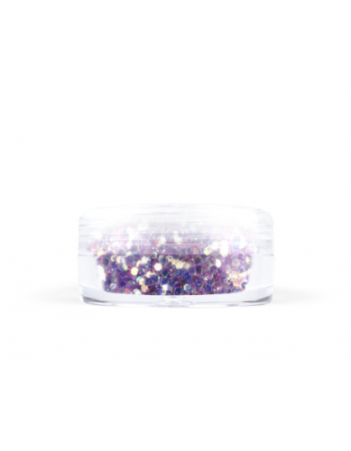 Konfetti z brokatem fioletowe