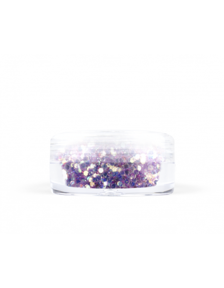 Konfetti z brokatem fioletowe