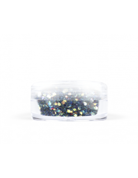 Konfetti z brokatem granatowe