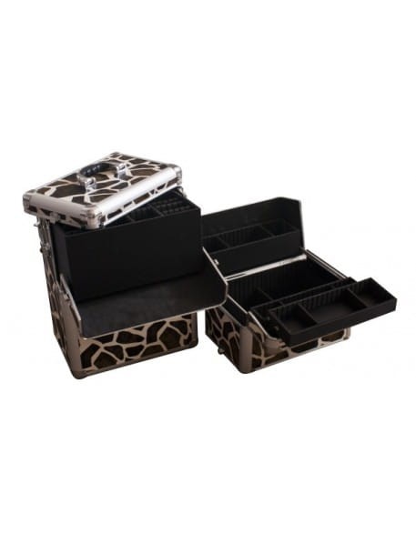 Kufer na kosmetyki - Giraffe Metal Case MT025