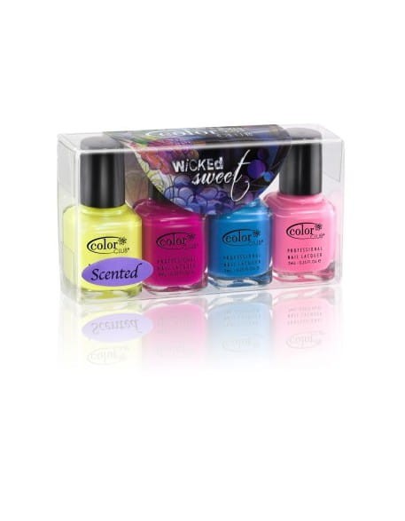 Zestaw lakierów Mini Color Club Wicked Sweet 4 szt. 7 ml