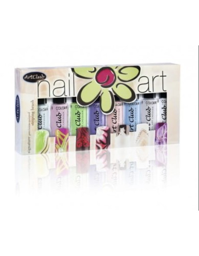 Wystawka Nail Striper Collection Art Club 8 szt. Lights