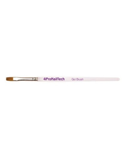 Pędzelek do żelu 4Pro Nail Tech Flat Gel Brush nr 2
