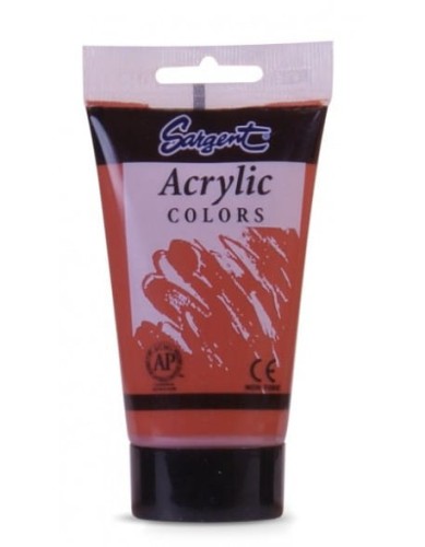 Farbka do zdobień Sargent Art Acrylic Color 75ml - Burnt Sienna