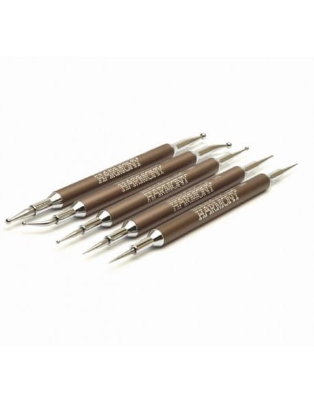 Dłutka Hand&amp;Nail Harmony Dotting Tools 5szt.