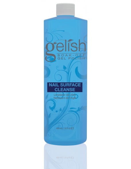 Płyn do przemywania masy żelowej Gelish Hand &amp; Nail Harmony Nail Surface Cleanse 480 ml