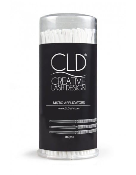 Aplikatory z końcówką z mikrofibry CLD Micro Applicators 100szt.