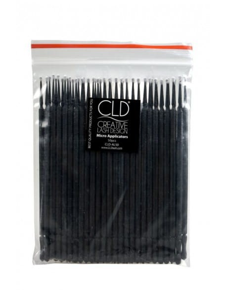 Aplikatory z końcówką z mikrofibry CLD Micro Applicators 50szt.