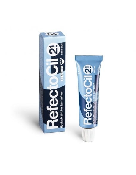 Henna RefectoCil Eyelash Tint for Fair Lashes 15ml - 2.1 Głęboki niebieski