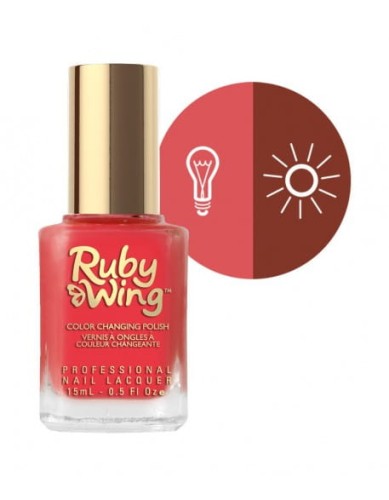 Lakier zmieniający kolor Ruby Wing Nail Lacquer 15ml - Cypress