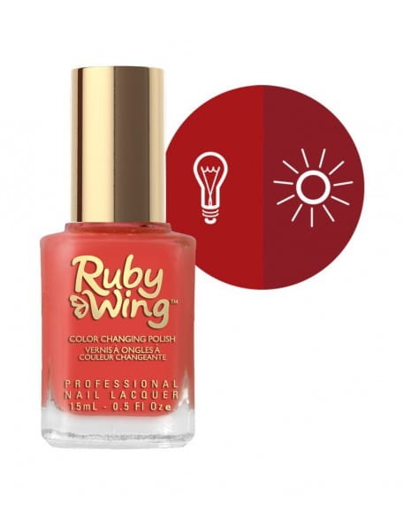 Lakier zmieniający kolor Ruby Wing Nail Lacquer 15ml - Horizon