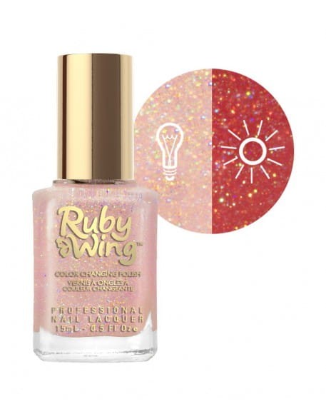 Lakier zmieniający kolor Ruby Wing Nail Lacquer 15ml - Tide