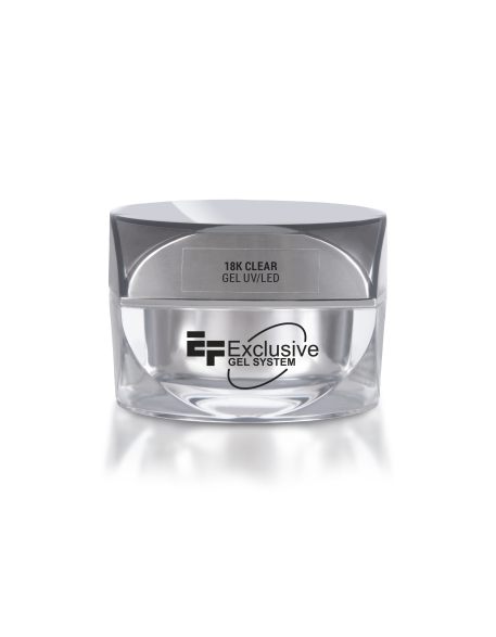 Żel UV/LED EFexclusive 18K LED Gel 30g - Clear Builder