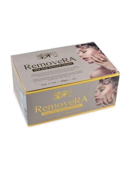 Folie do usuwania żellakieru RaNail RemoveRa One-Step Removal System 100szt.