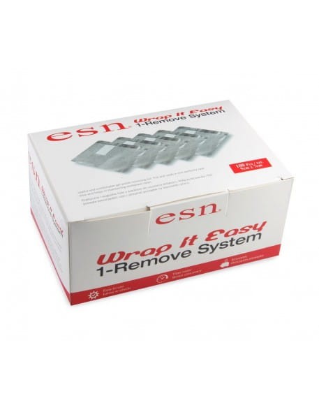 Folie do usuwania żellakieru ESN Wrap It Easy 1-Remove System 100szt.