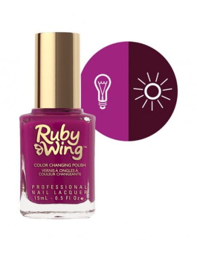Lakier zmieniajacy kolor Ruby Wing Nail Lacquer 15ml - Crowd