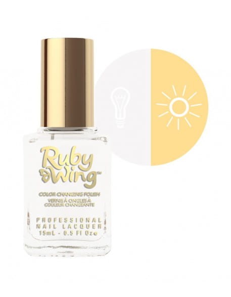 Lakier zapachowy zmieniający kolor Ruby Wing Nail Lacquer 15ml - Fresh Linen