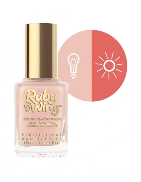Lakier zapachowy zmieniający kolor Ruby Wing Nail Lacquer 15ml - Lily