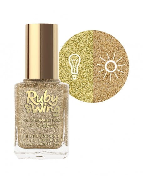 Lakier zapachowy zmieniający kolor Ruby Wing Nail Lacquer 15ml - Sunflower