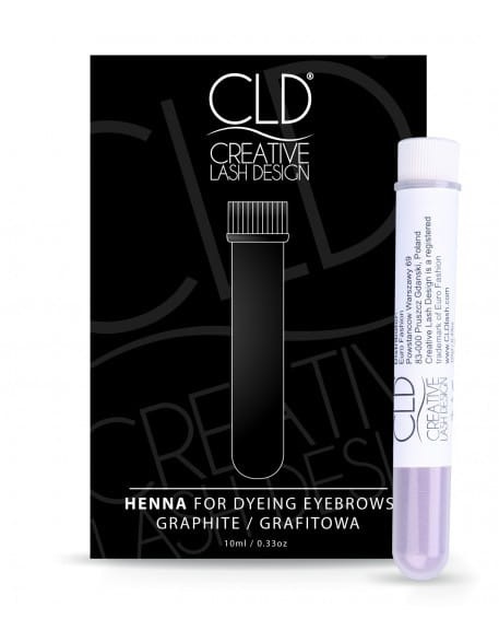 Henna do brwi CLD Henna for Dyeing Eyebrows 10ml - Grafitowa