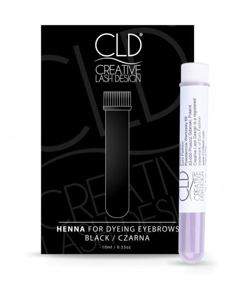 Henna do brwi CLD Henna for Dyeing Eyebrows 10ml - Czarna