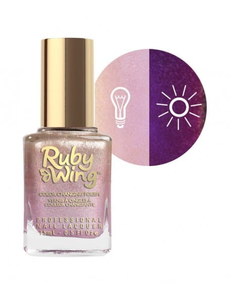 Lakier zapachowy zmieniający kolor Ruby Wing Nail Lacquer 15ml - Doux