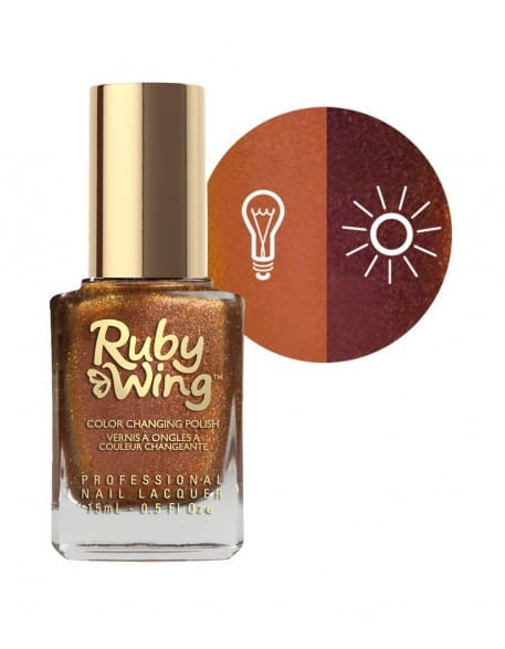 Lakier zapachowy zmieniający kolor Ruby Wing Nail Lacquer 15ml - Cinnamon Bun