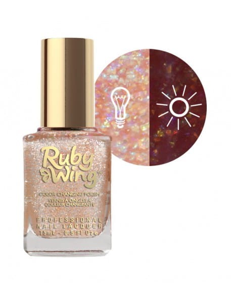 Lakier zapachowy zmieniający kolor Ruby Wing Nail Lacquer 15ml - Chocolate Mousse