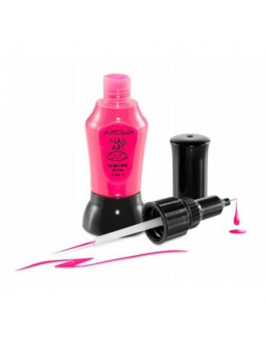 Lakier do zdobień Art Club Nail Art Duo Pen 10ml - Neon Pink