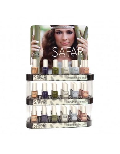 Wystawka lakierów Color Club Safari Garden 54szt.