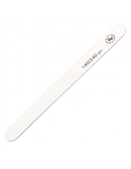 Prosty drewniany pilnik EF 180/240-biały