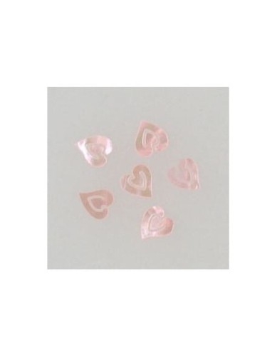 Ozdoby z muszelek 20szt. wzór nr 20 - różowe opalizujące