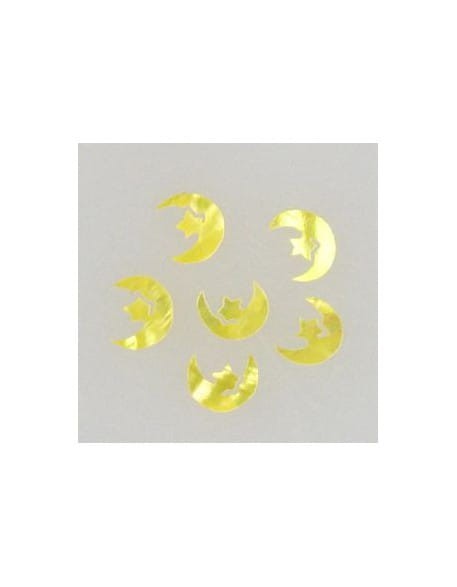 Ozdoby z muszelek 20szt. wzór nr 22 - żółte opalizujące