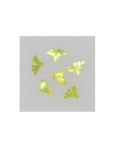 Ozdoby z muszelek 20szt. wzór nr 21 - jasno zielone opalizujące