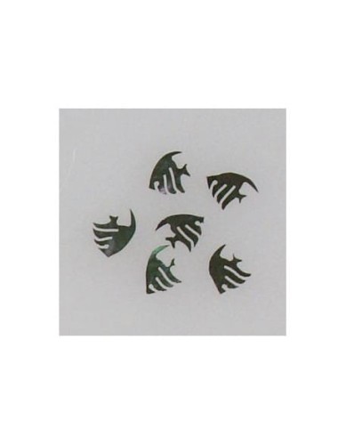 Ozdoby z muszelek 20szt. wzór nr 04 - black opalizujące